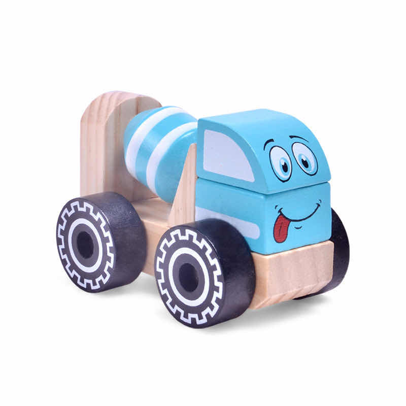 Wooden cement best sale mixer toy