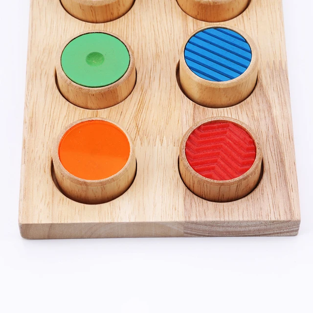 Wooden Touch and Match Puzzle – Touch and Feel Puzzle