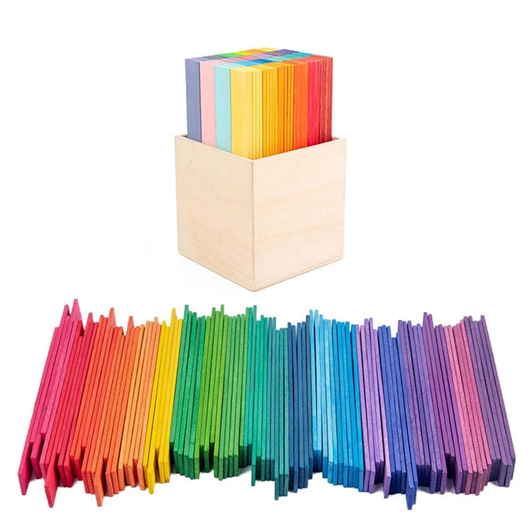 Rainbow Building Sticks