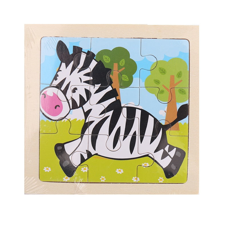 5x Random Wooden Jigsaw Puzzle – Animal Jigsaw Puzzle – Kids Puzzle