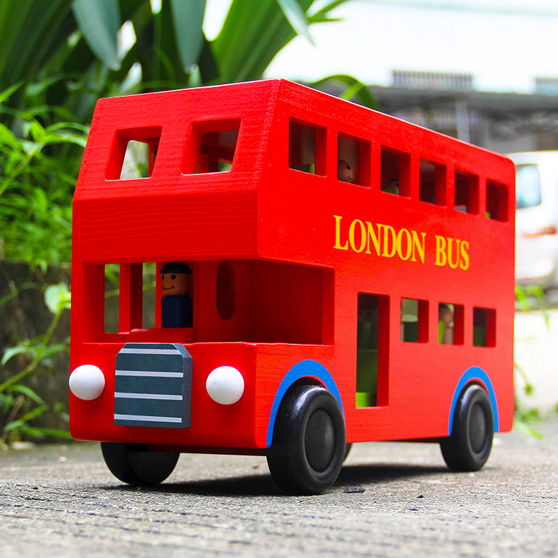 London Bus Wooden