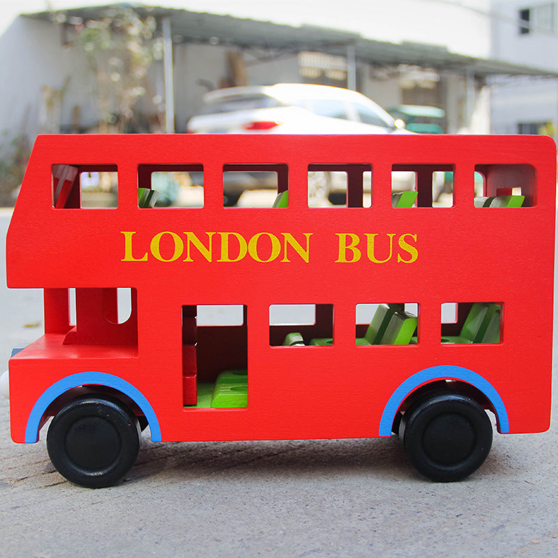 London Bus Wooden