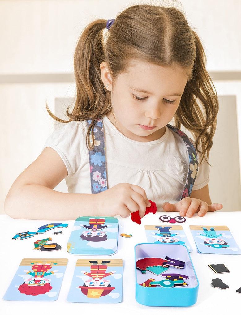 Magnetic Dress-up Puzzle – Girl Character Toy