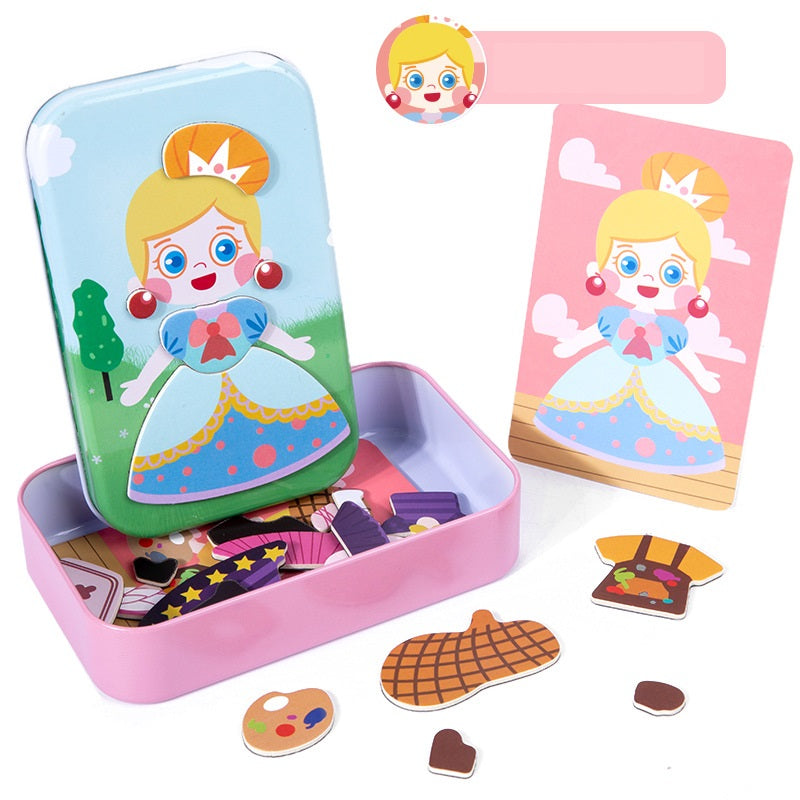 Magnetic Dress-up Puzzle – Girl Character Toy