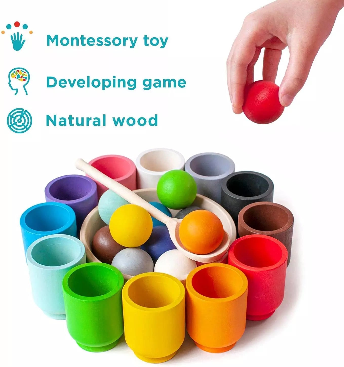 Rainbow Cups and balls – toytribe